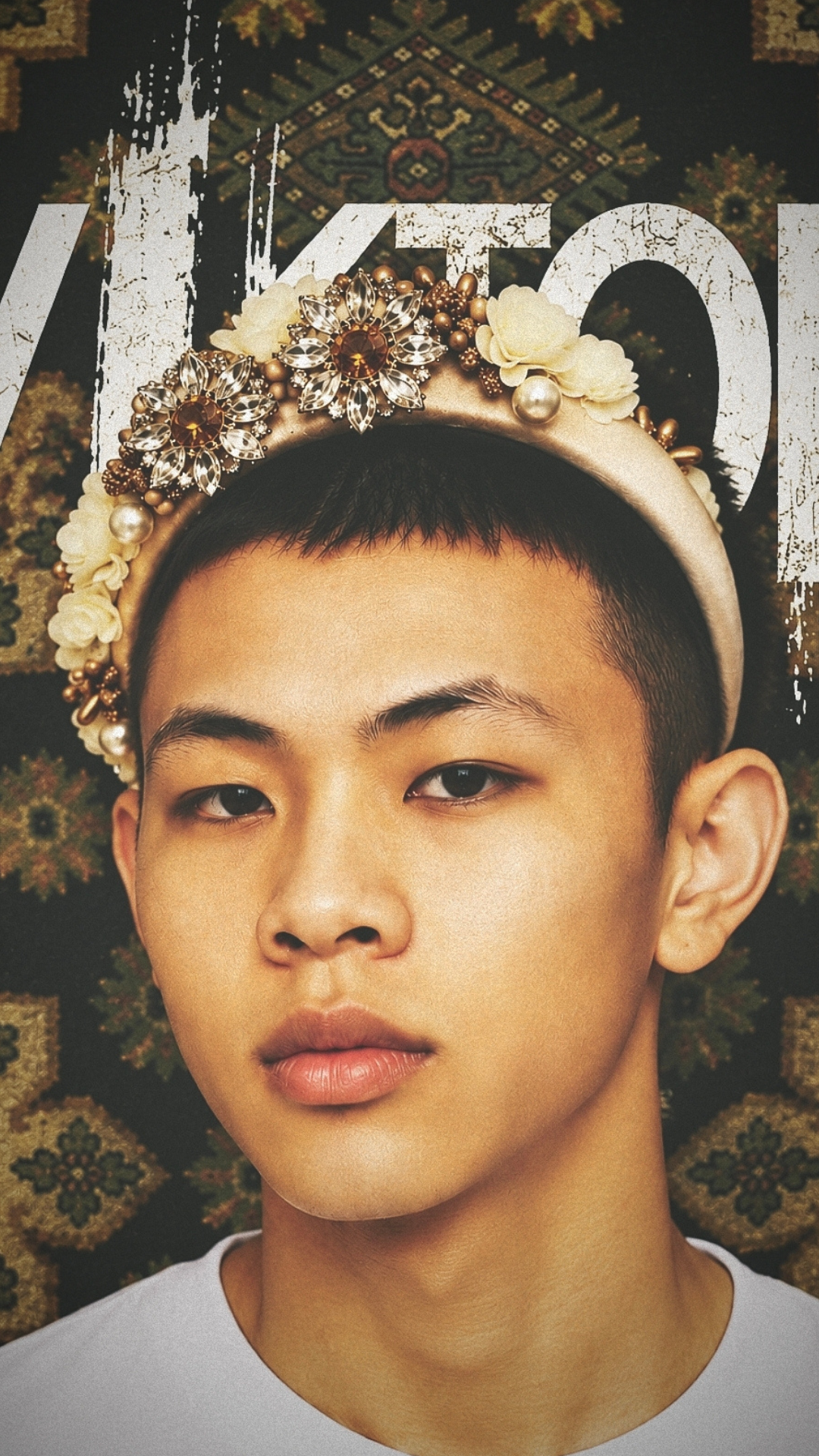 Campaign image — The Gilded Halo — Embellished Statement Headband